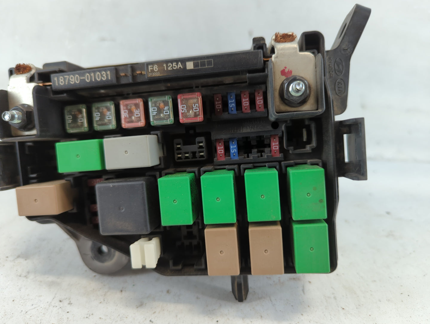 2012-2013 Hyundai Accent Fusebox Fuse Box Panel Relay Module P/N:91221-1R713 Fits Fits 2012 2013 OEM Used Auto Parts - Oemus