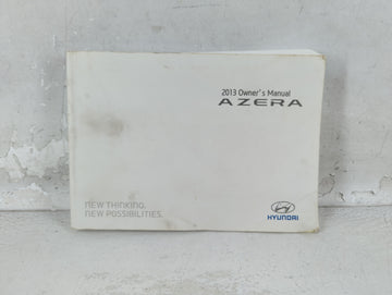 2013 Hyundai Azera Owners Manual Book Guide P/N:A3V0-EU27A OEM Used Auto Parts - Oemusedautoparts1.com