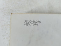 2013 Hyundai Azera Owners Manual Book Guide P/N:A3V0-EU27A OEM Used Auto Parts - Oemusedautoparts1.com