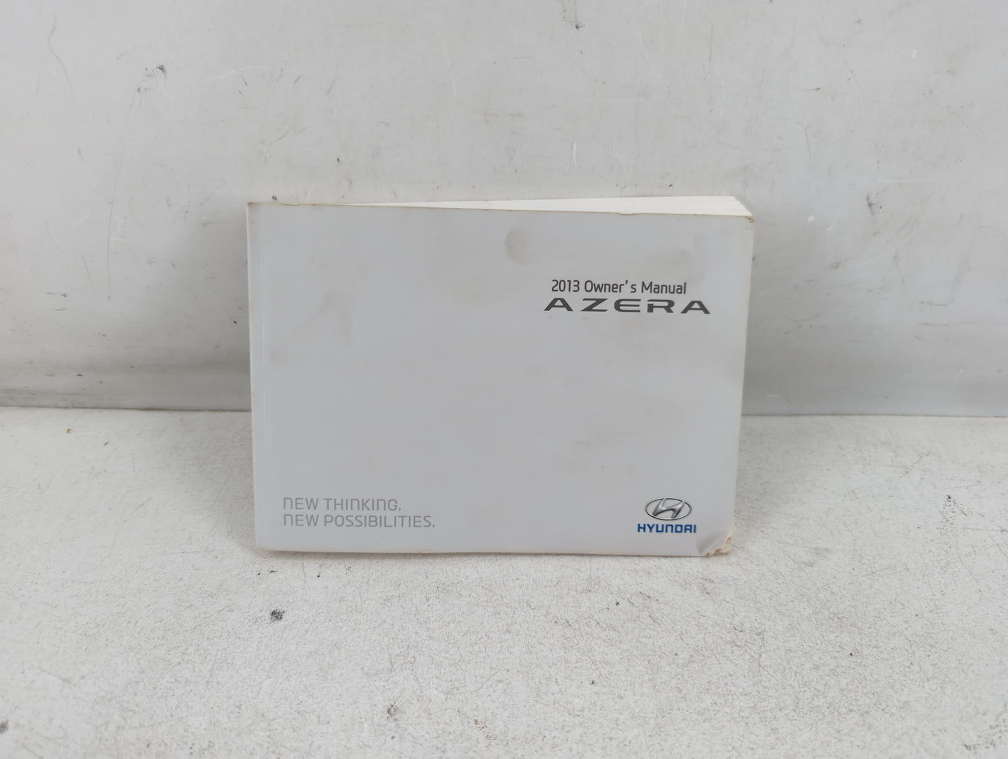 2013 Hyundai Azera Owners Manual Book Guide P/N:D3V0-EU35E OEM Used Auto Parts - Oemusedautoparts1.com