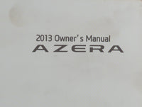 2013 Hyundai Azera Owners Manual Book Guide P/N:D3V0-EU35E OEM Used Auto Parts - Oemusedautoparts1.com
