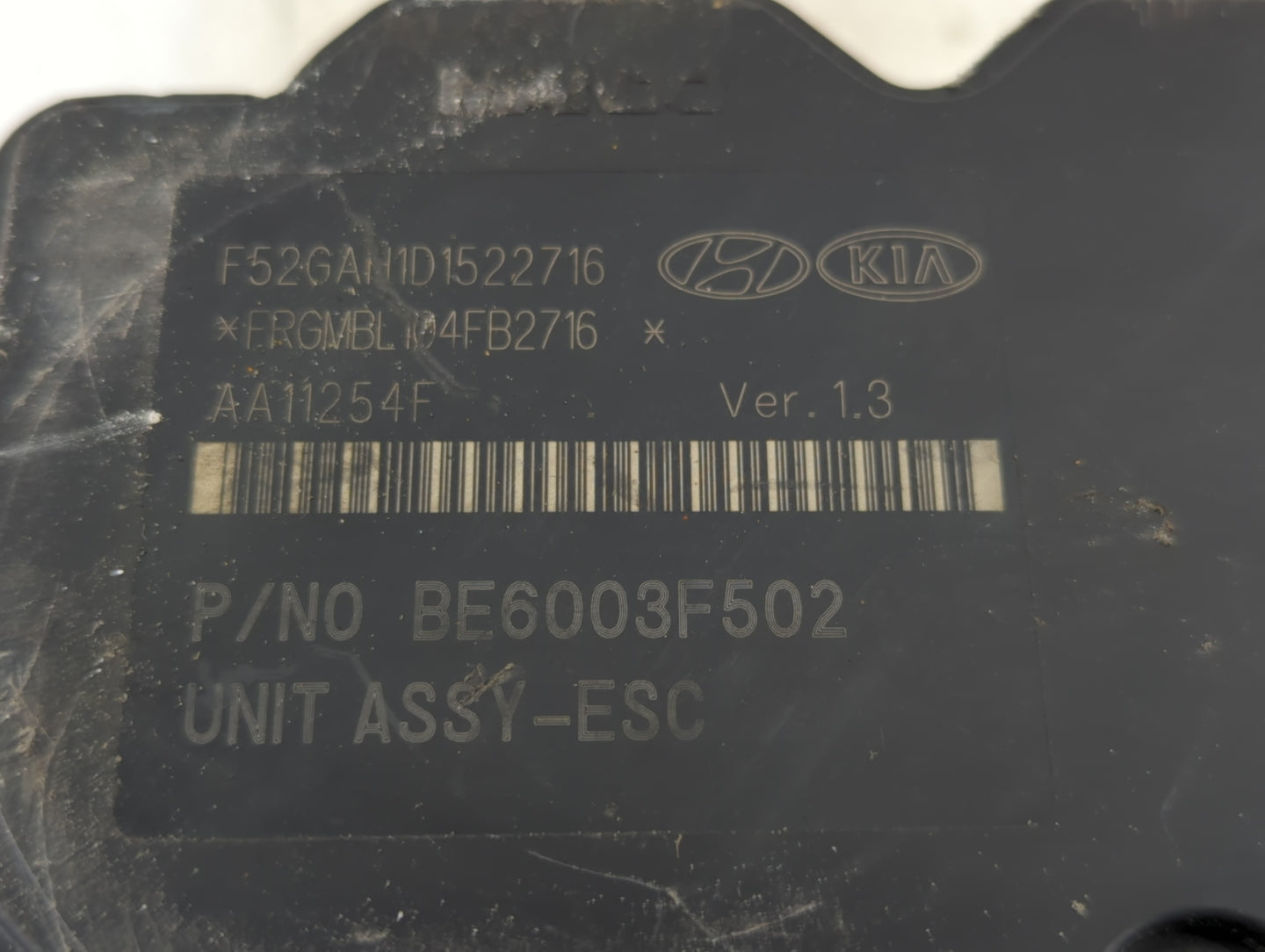 2012-2014 Hyundai Azera ABS Pump Control Module Replacement P/N:BE6003F502 Fits Fits 2012 2013 2014 OEM Used Auto Parts - Oe
