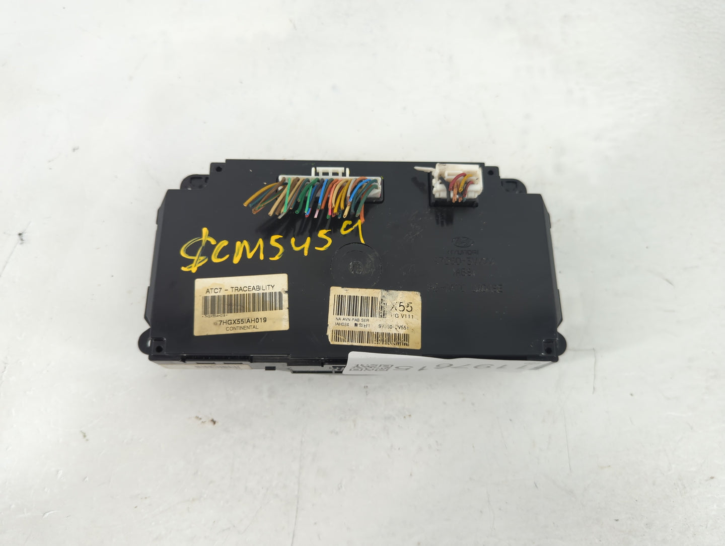 2012-2013 Hyundai Azera Climate Control Module Temperature AC/Heater Replacement Fits Fits 2012 2013 OEM Used Auto Parts - O