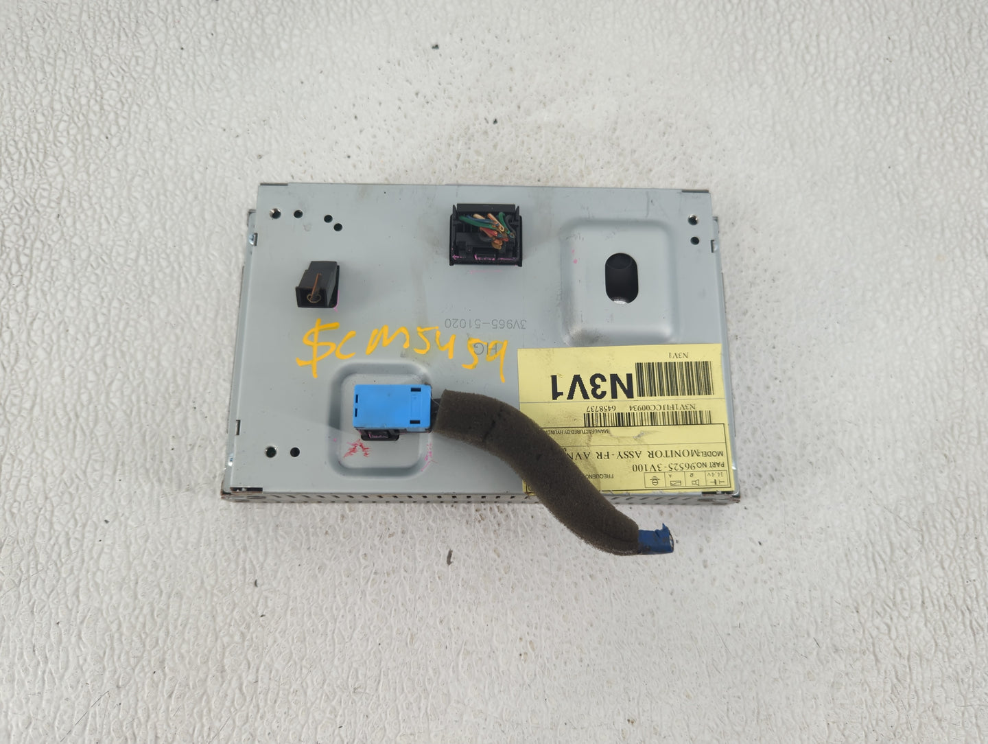 2013 Hyundai Azera Radio AM FM Cd Player Receiver Replacement P/N:96525-3V100 Fits OEM Used Auto Parts - Oemusedautoparts1.c