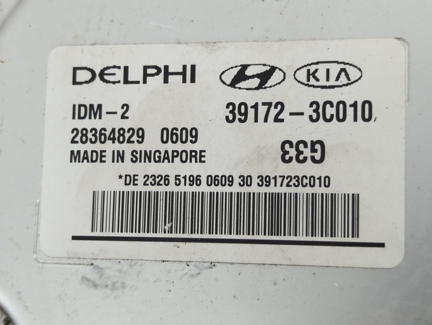 2012-2017 Hyundai Azera PCM Engine Control Computer ECU ECM PCU OEM P/N:39172-3C010 Fits Fits 2012 2013 2014 2015 2016 2017 