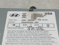 2012-2013 Hyundai Azera Radio AM FM Cd Player Receiver Replacement P/N:96560-3V4014X Fits Fits 2012 2013 OEM Used Auto Parts