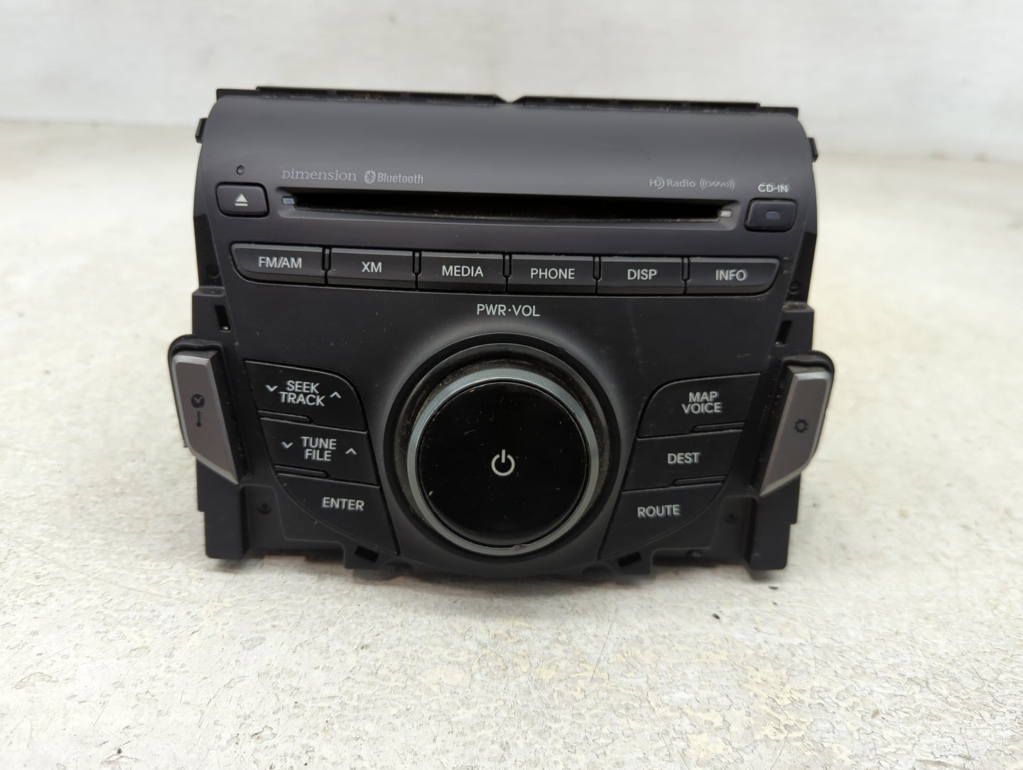 2012-2013 Hyundai Azera Radio AM FM Cd Player Receiver Replacement P/N:96560-3V4514X Fits Fits 2012 2013 OEM Used Auto Parts