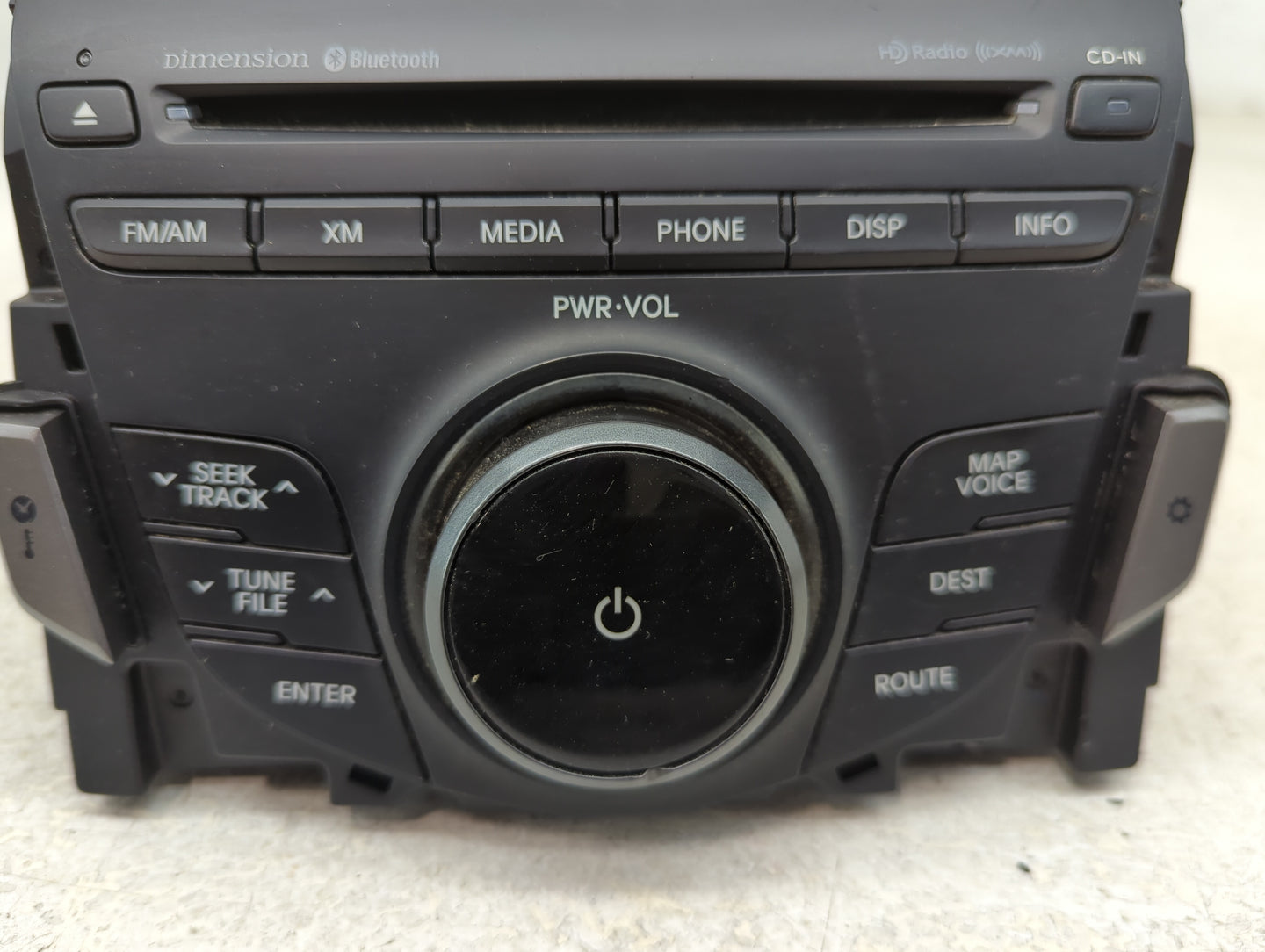 2012-2013 Hyundai Azera Radio AM FM Cd Player Receiver Replacement P/N:96560-3V4514X Fits Fits 2012 2013 OEM Used Auto Parts