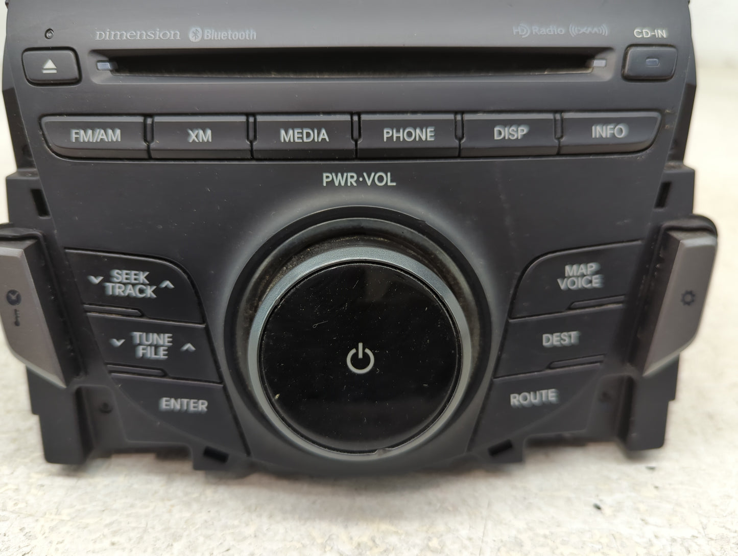 2012-2013 Hyundai Azera Radio AM FM Cd Player Receiver Replacement P/N:96560-3V4514X Fits Fits 2012 2013 OEM Used Auto Parts