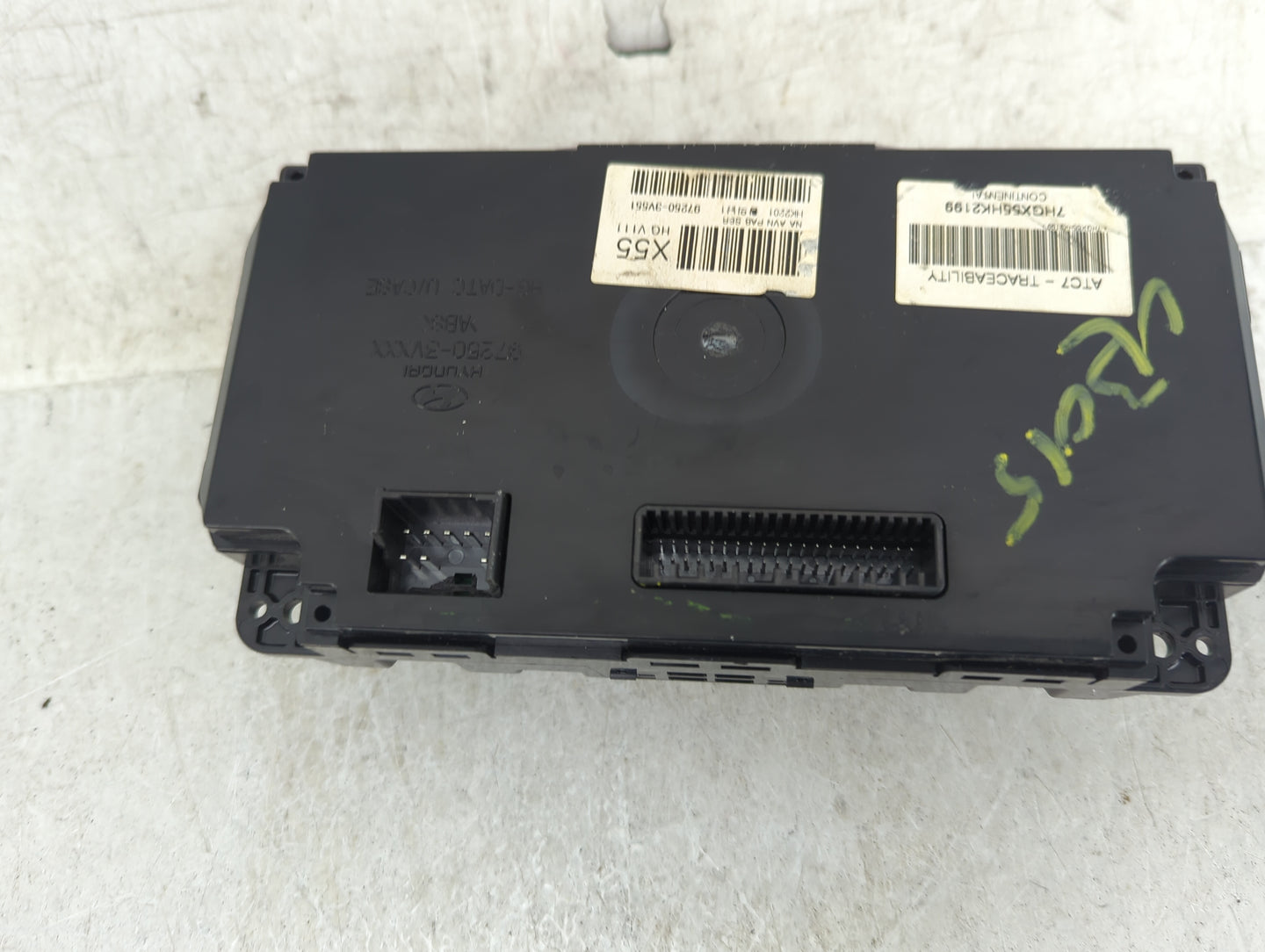 2012-2013 Hyundai Azera Climate Control Module Temperature AC/Heater Replacement P/N:97250-3V551 Fits Fits 2012 2013 OEM Use