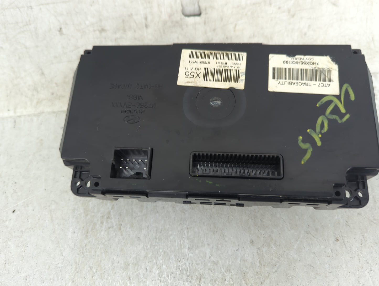 2012-2013 Hyundai Azera Climate Control Module Temperature AC/Heater Replacement P/N:97250-3V551 Fits Fits 2012 2013 OEM Use