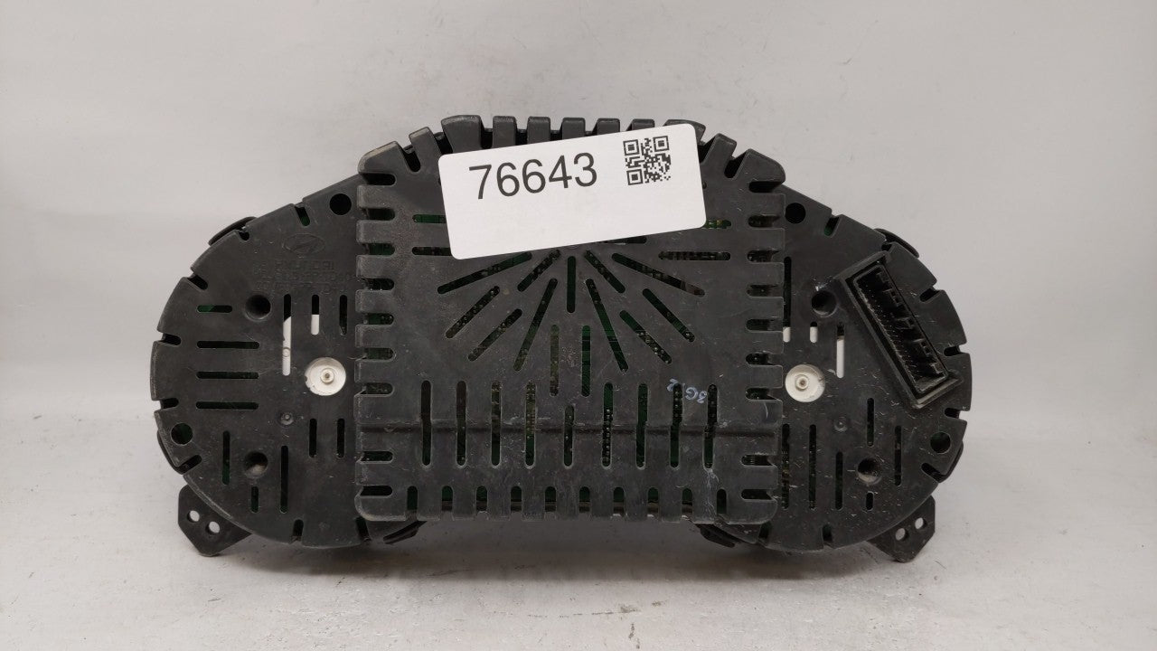 2012-2013 Hyundai Azera Instrument Cluster Speedometer Gauges P/N:94001-3V100 94001-3V100 Miles: Fits Fits 2012 2013 OEM Use