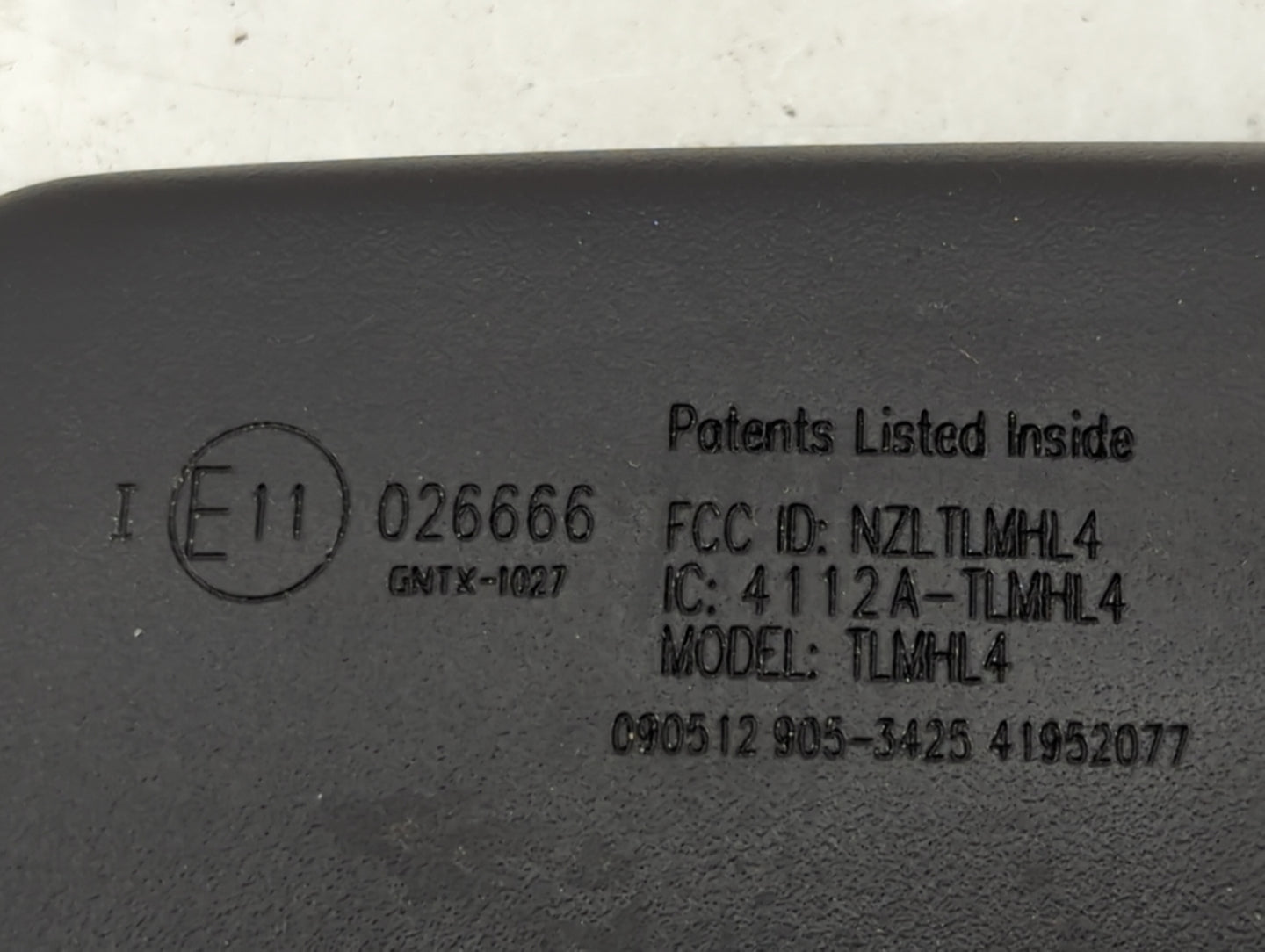 2012-2017 Hyundai Azera Interior Rear View Mirror Replacement OEM P/N:4112A-TLMHL4 Fits OEM Used Auto Parts - Oemusedautopar