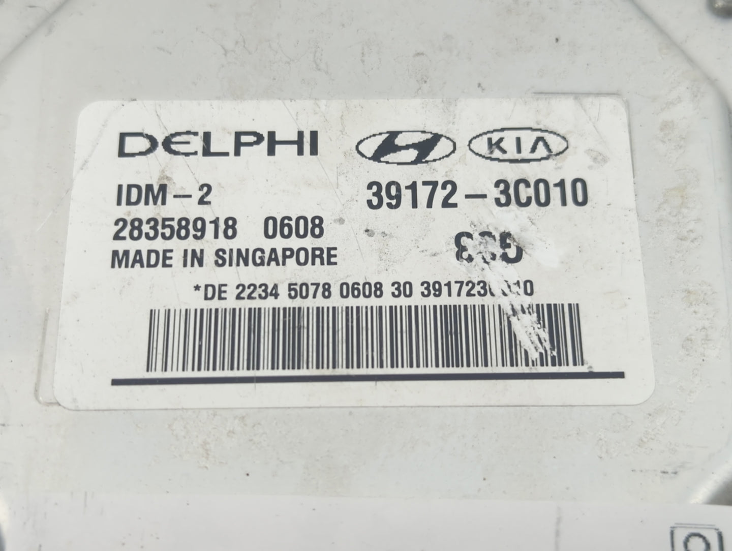 2012-2017 Hyundai Azera PCM Engine Control Computer ECU ECM PCU OEM P/N:39172-3C010 Fits Fits 2012 2013 2014 2015 2016 2017 