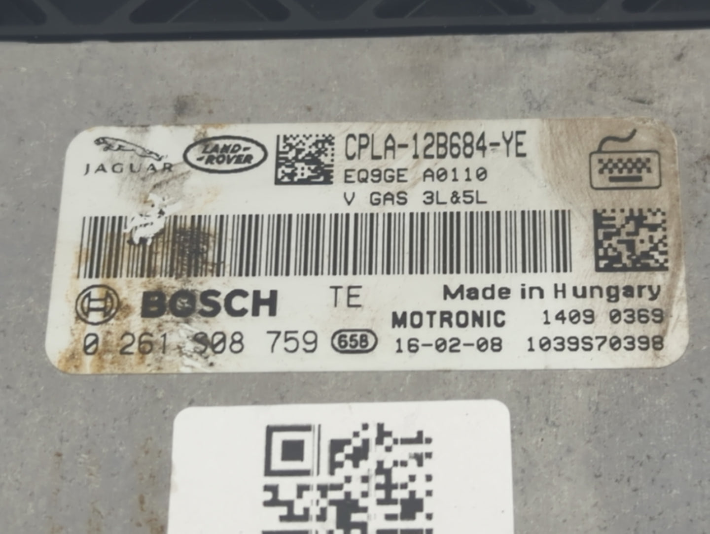 2012-2017 Hyundai Azera PCM Engine Control Computer ECU ECM PCU OEM P/N:CPLA-12B684-YE 0 261 S08 759 Fits OEM Used Auto Part