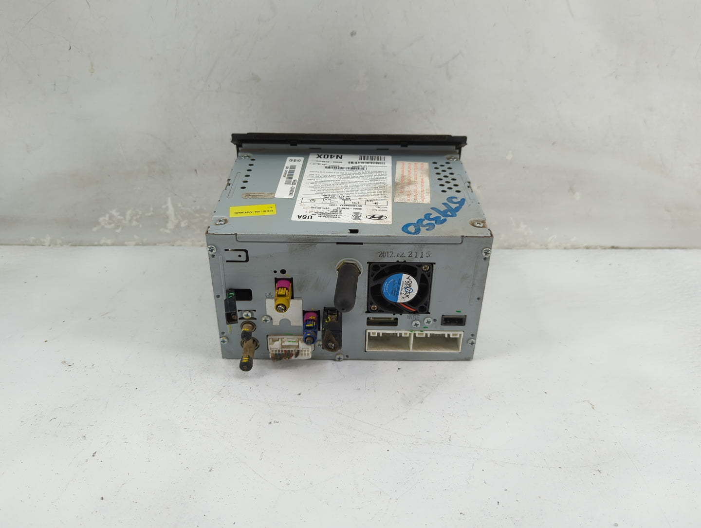 2012-2013 Hyundai Azera Radio AM FM Cd Player Receiver Replacement P/N:96560-3V4014X Fits Fits 2012 2013 OEM Used Auto Parts