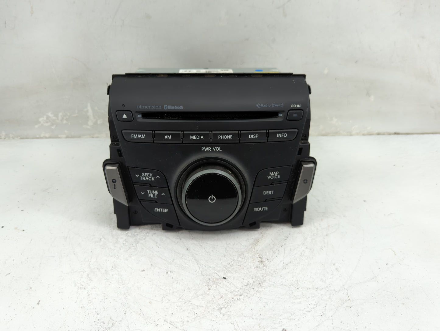 2012-2013 Hyundai Azera Radio AM FM Cd Player Receiver Replacement P/N:965603V4514X AN241HGAN4X Fits Fits 2012 2013 OEM Used
