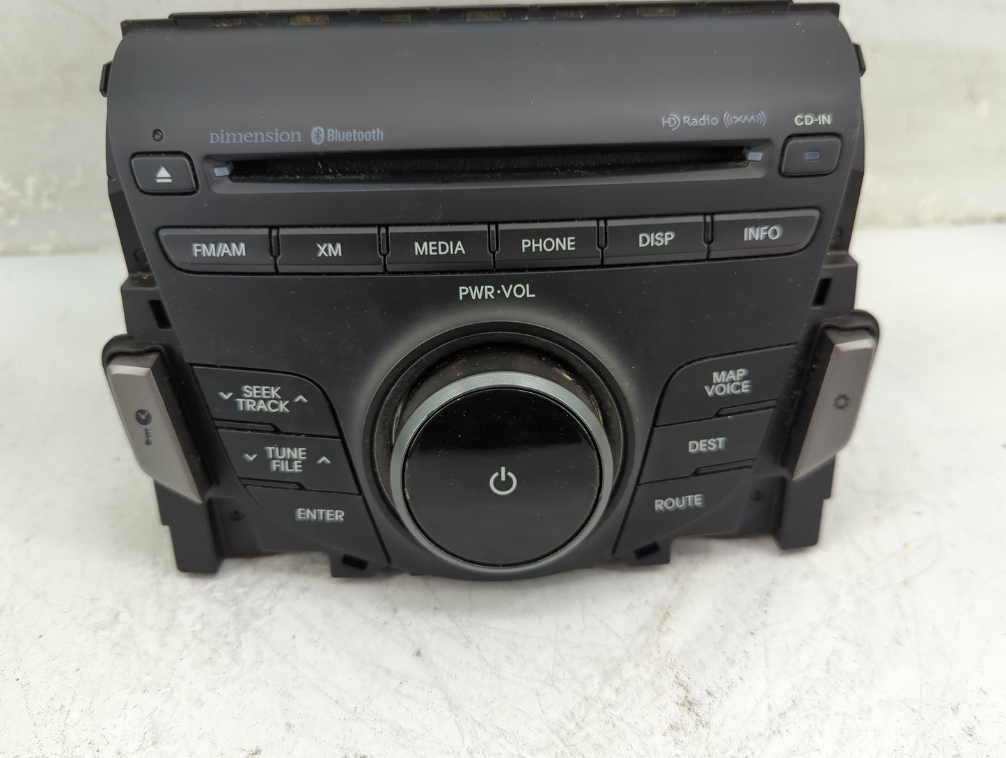 2012-2013 Hyundai Azera Radio AM FM Cd Player Receiver Replacement P/N:965603V4514X AN241HGAN4X Fits Fits 2012 2013 OEM Used