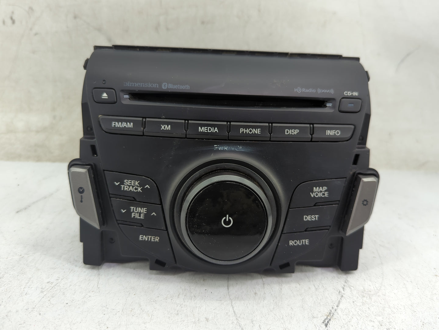 2012-2013 Hyundai Azera Radio AM FM Cd Player Receiver Replacement P/N:965603V4514X AN241HGAN4X Fits Fits 2012 2013 OEM Used