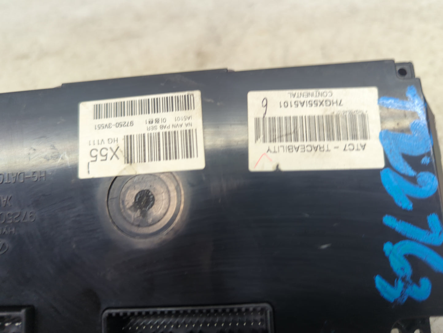 2012-2013 Hyundai Azera Climate Control Module Temperature AC/Heater Replacement P/N:97250-3V551 7HGX55IA5101 Fits Fits 2012