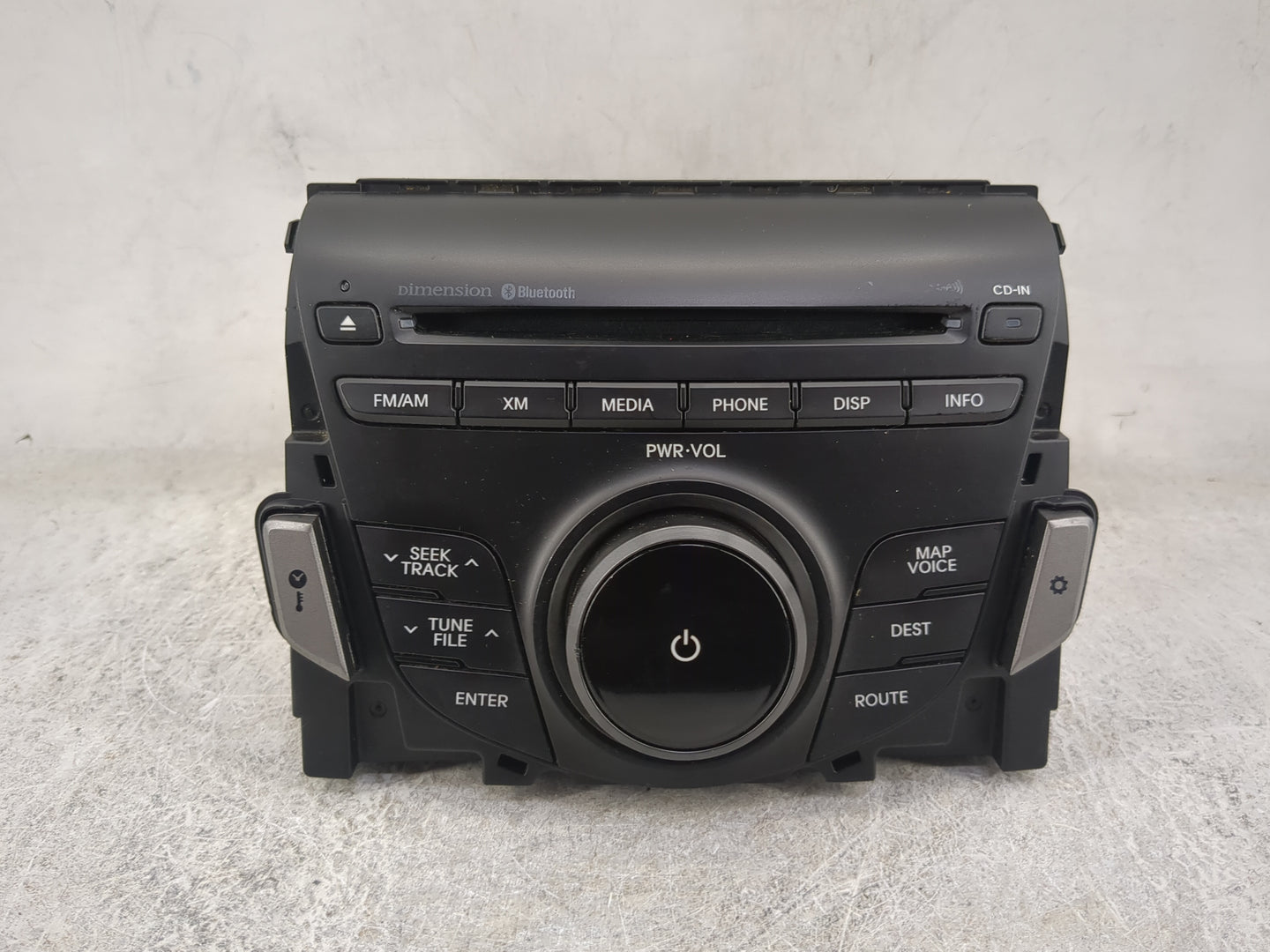 2012-2013 Hyundai Azera Radio AM FM Cd Player Receiver Replacement P/N:965603V4514X AN241HGAN4X Fits Fits 2012 2013 OEM Used