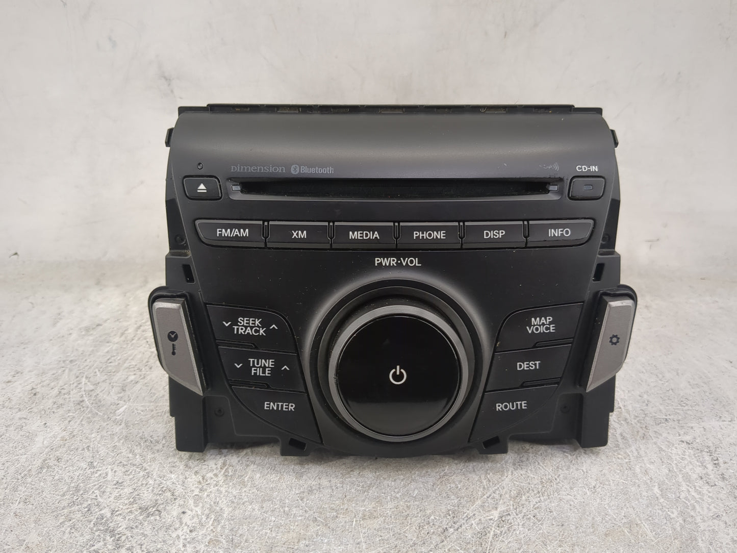 2012-2013 Hyundai Azera Radio AM FM Cd Player Receiver Replacement P/N:965603V4514X AN241HGAN4X Fits Fits 2012 2013 OEM Used