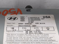 2012-2013 Hyundai Azera Radio AM FM Cd Player Receiver Replacement P/N:965603V4514X AN241HGAN4X Fits Fits 2012 2013 OEM Used