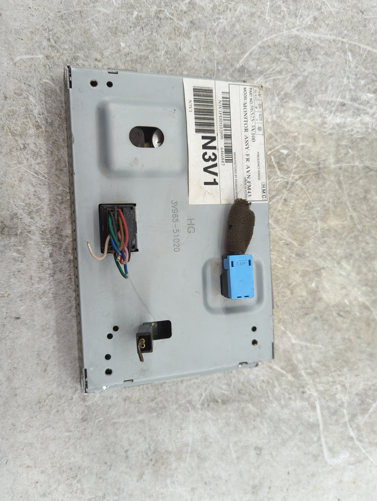 2012-2013 Hyundai Azera Information Radio Display Screen 1513636 - Oemusedautoparts1.com