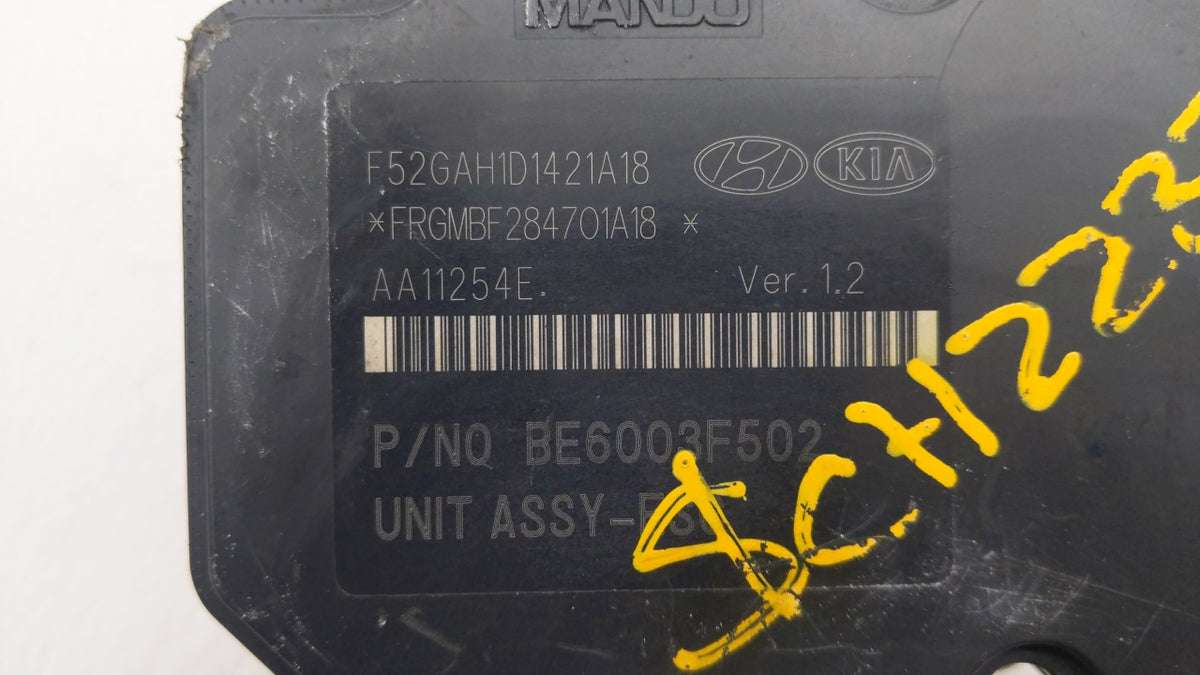 2012-2014 Hyundai Azera Anti-Lock Brake ABS Pump Module Actuator OEM P/N:58920-3V300 Fits Fits 2012 2013 2014 OEM Used Auto 