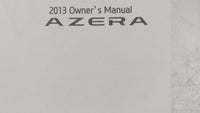 2013 Hyundai Azera Owners Manual Book Guide OEM Used Auto Parts - Oemusedautoparts1.com