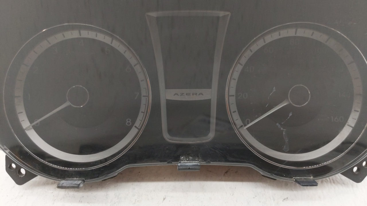 2012-2013 Hyundai Azera Instrument Cluster Speedometer Gauges P/N:94001-3V100 Miles: Fits Fits 2012 2013 OEM Used Auto Parts