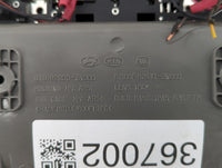 2013 Hyundai Azera Overhead Roof Console Black - Oemusedautoparts1.com