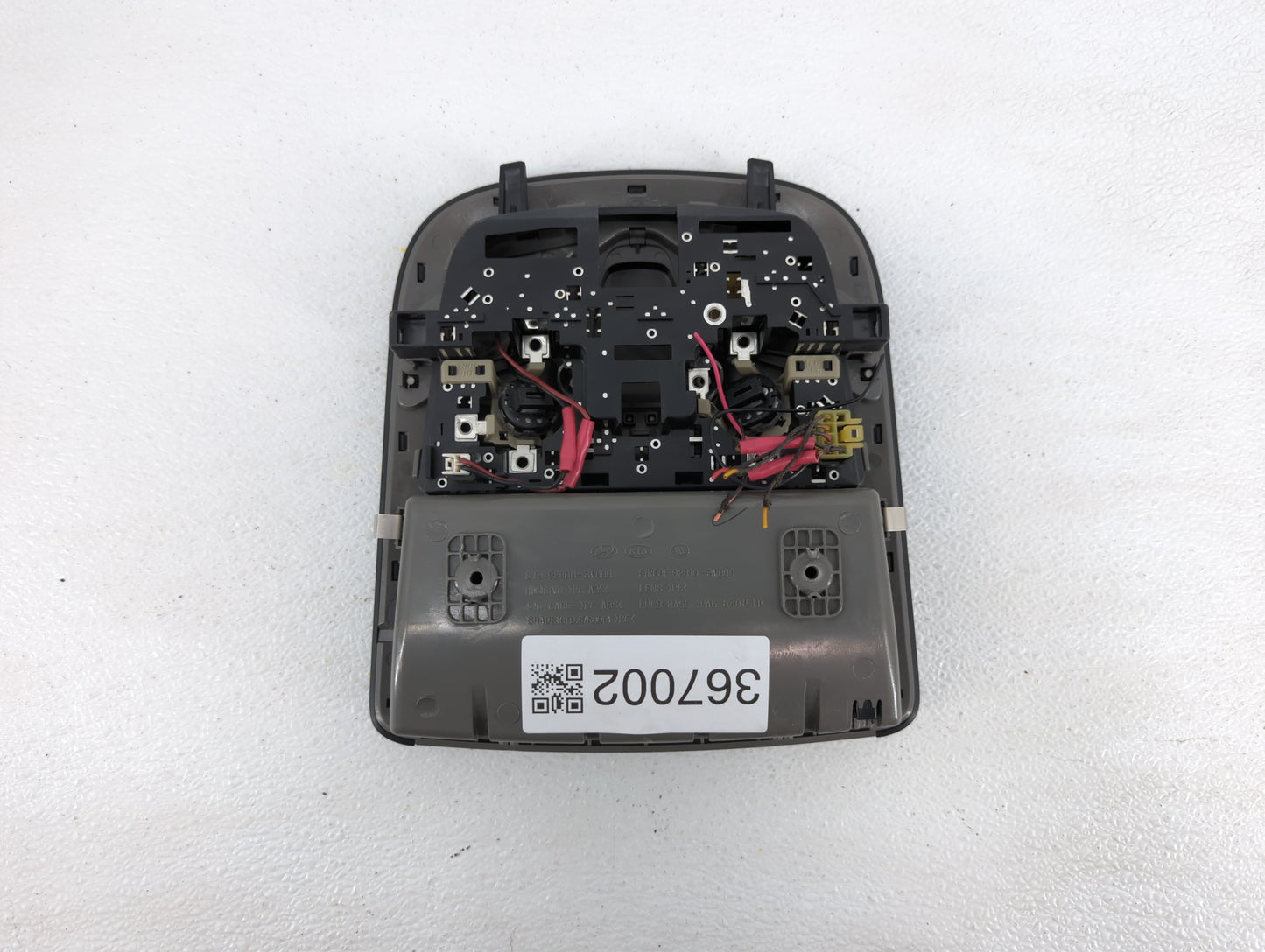 2013 Hyundai Azera Overhead Roof Console Black - Oemusedautoparts1.com