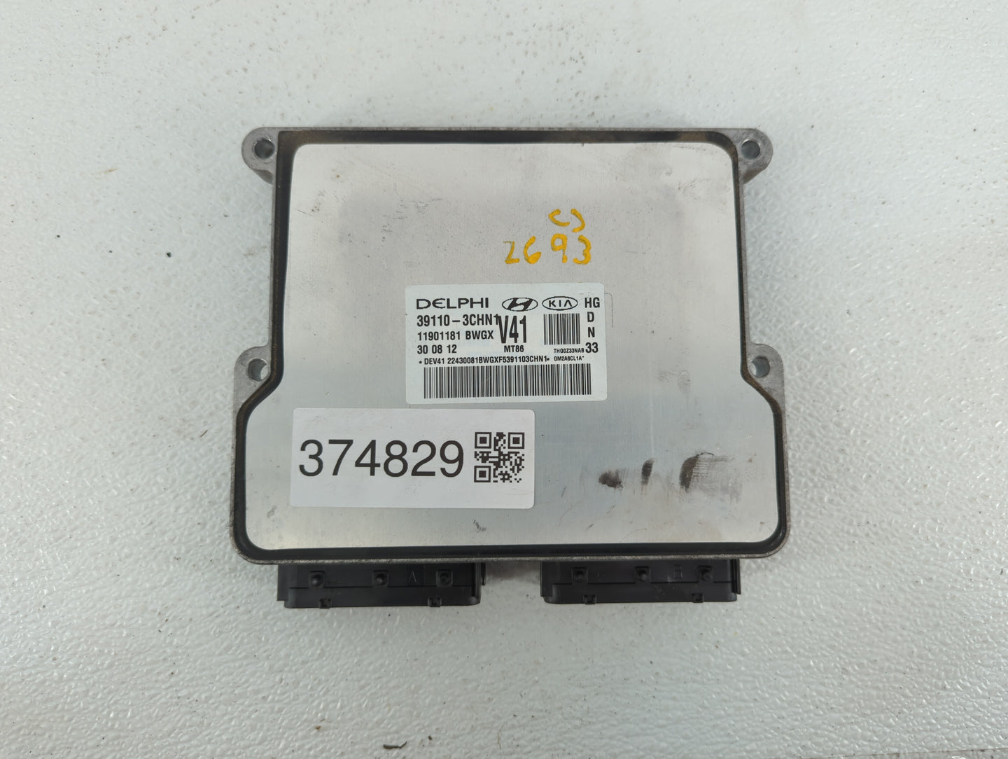 2012-2014 Hyundai Azera PCM Engine Control Computer ECU ECM PCU OEM P/N:39110-3CHN2 39110-3CHN3 Fits Fits 2012 2013 2014 OEM