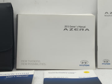 2013 Hyundai Azera Owners Manual Book Guide OEM Used Auto Parts