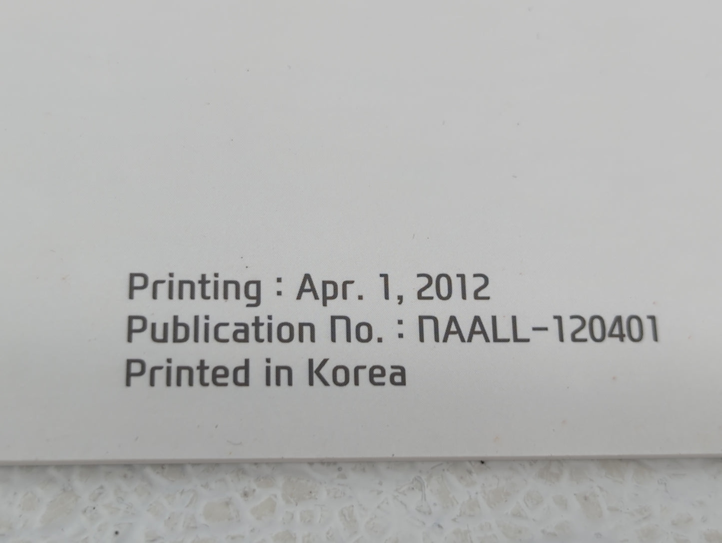 2013 Hyundai Azera Owners Manual Book Guide OEM Used Auto Parts - Oemusedautoparts1.com