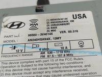 2012-2014 Hyundai Azera Am Fm Cd Player Radio Receiver - Oemusedautoparts1.com