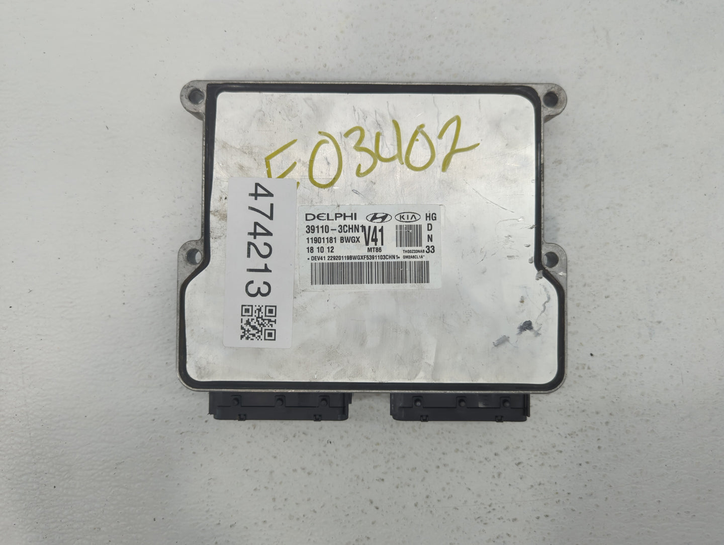 2012-2014 Hyundai Azera PCM Engine Control Computer ECU ECM PCU OEM P/N:39110-3CHN1 39110-3CHN2 Fits Fits 2012 2013 2014 OEM