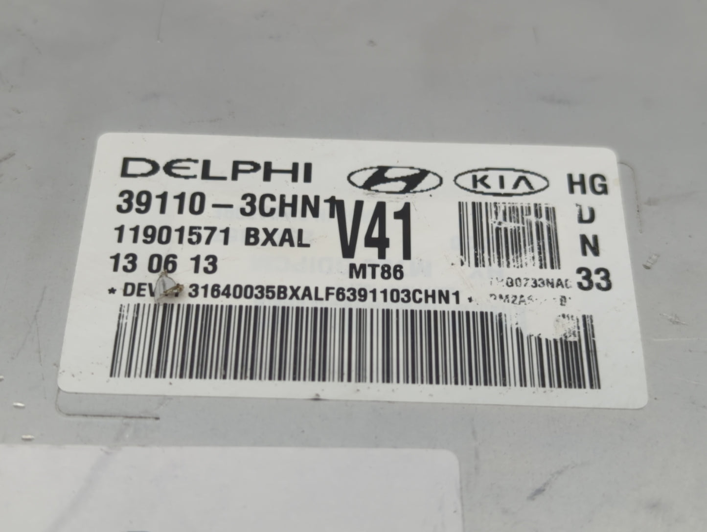 2012-2014 Hyundai Azera PCM Engine Control Computer ECU ECM PCU OEM P/N:39110-3CHN1 39110-3CHN2 Fits Fits 2012 2013 2014 OEM