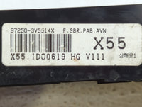 2012-2014 Hyundai Azera Climate Control Module Temperature AC/Heater Replacement P/N:97250-3V551 7HGX55HHM001 Fits OEM Used 