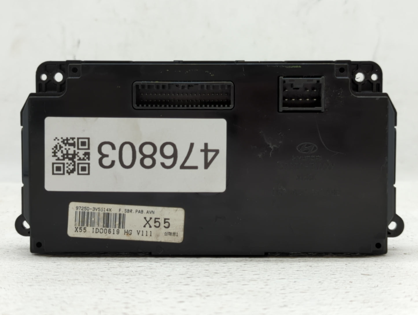 2012-2014 Hyundai Azera Climate Control Module Temperature AC/Heater Replacement P/N:97250-3V551 7HGX55HHM001 Fits OEM Used 