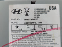 2013 Hyundai Azera Radio AM FM Cd Player Receiver Replacement P/N:96560-3V4514X Fits OEM Used Auto Parts - Oemusedautoparts1
