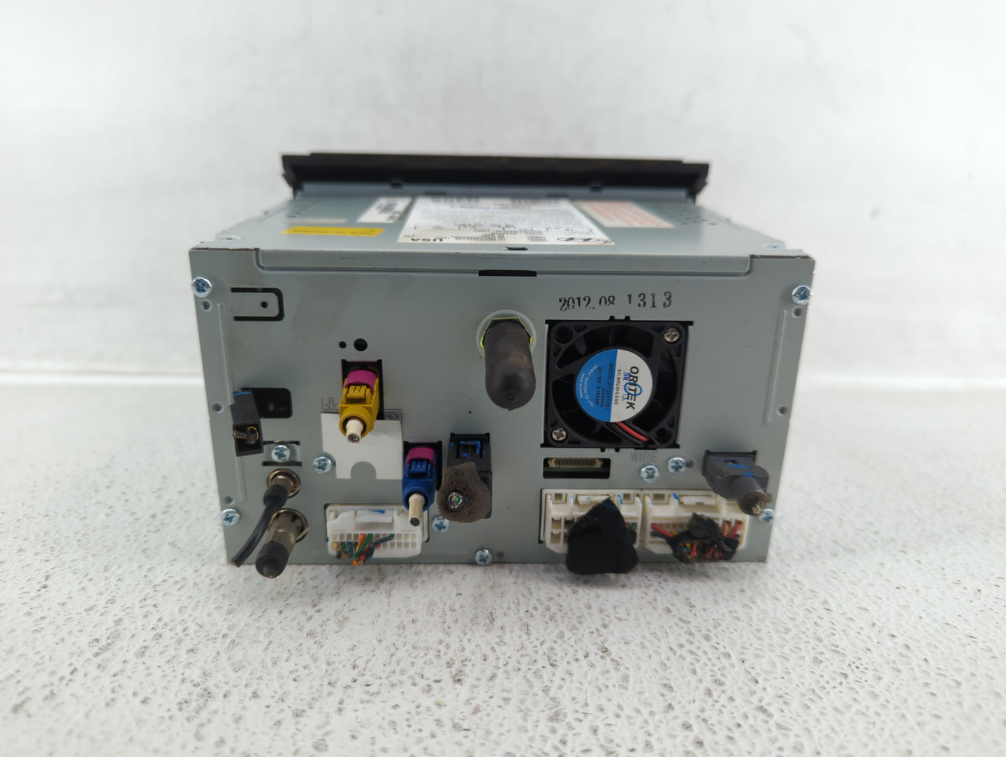 2012-2013 Hyundai Azera Radio AM FM Cd Player Receiver Replacement P/N:96560-3V4014X Fits Fits 2012 2013 OEM Used Auto Parts