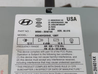 2012-2013 Hyundai Azera Radio AM FM Cd Player Receiver Replacement P/N:96560-3V4014X Fits Fits 2012 2013 OEM Used Auto Parts