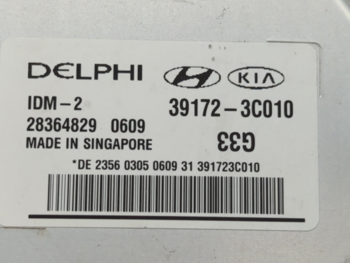 2012-2017 Hyundai Azera PCM Engine Control Computer ECU ECM PCU OEM P/N:39172-3C010 Fits Fits 2012 2013 2014 2015 2016 2017 