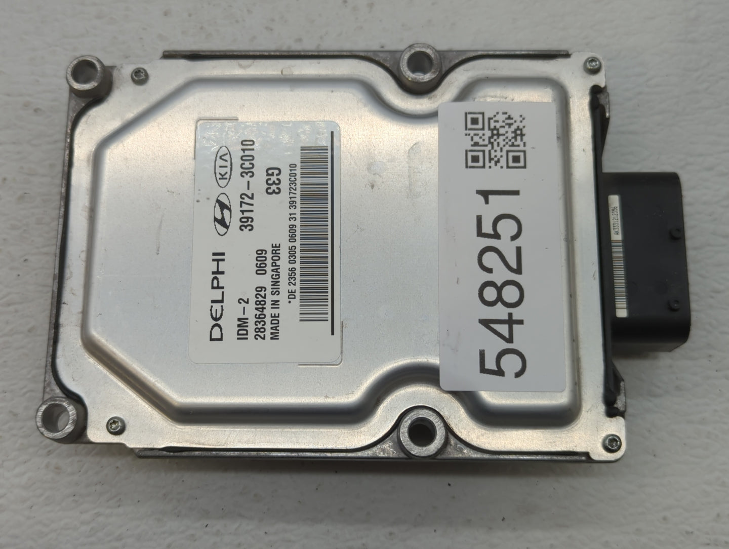 2012-2017 Hyundai Azera PCM Engine Control Computer ECU ECM PCU OEM P/N:39172-3C010 Fits Fits 2012 2013 2014 2015 2016 2017 