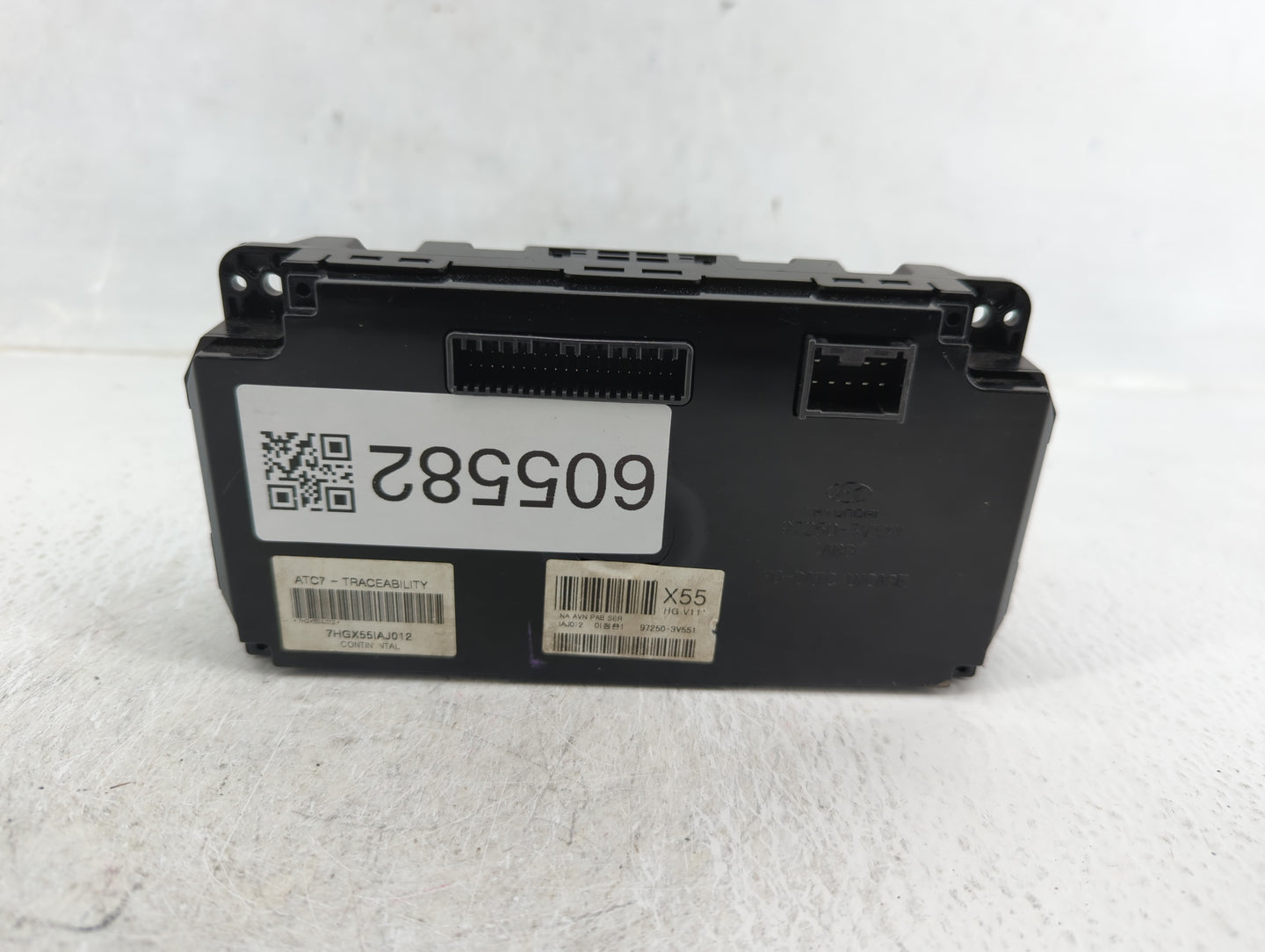 2012-2013 Hyundai Azera Climate Control Module Temperature AC/Heater Replacement P/N:97250-3V551 Fits Fits 2012 2013 OEM Use