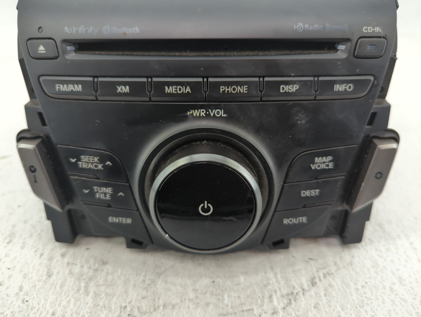 2012-2013 Hyundai Azera Radio AM FM Cd Player Receiver Replacement P/N:96560-3V4014X Fits Fits 2012 2013 OEM Used Auto Parts