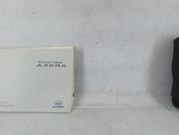2013 Hyundai Azera Owners Manual Book Guide P/N:A3V0-EU2NC OEM Used Auto Parts