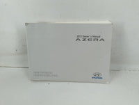 2013 Hyundai Azera Owners Manual Book Guide P/N:D3V0-EU35E OEM Used Auto Parts - Oemusedautoparts1.com